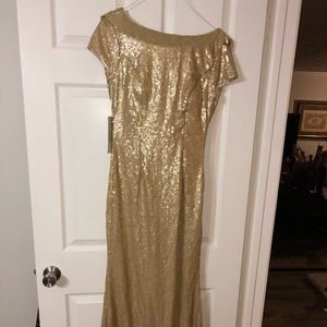 Gold Sequence Dress